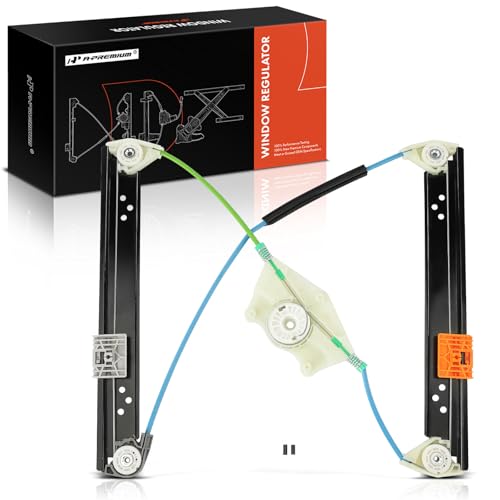 A-Premium Electric Power Window Regulator Without Motor Compatible with Porsche Cayenne 2003-2006 2008-2010 & Volkswagen Touareg 2004-2010, Rear Right Passenger Side, Replace# 95553346200, 95553346203