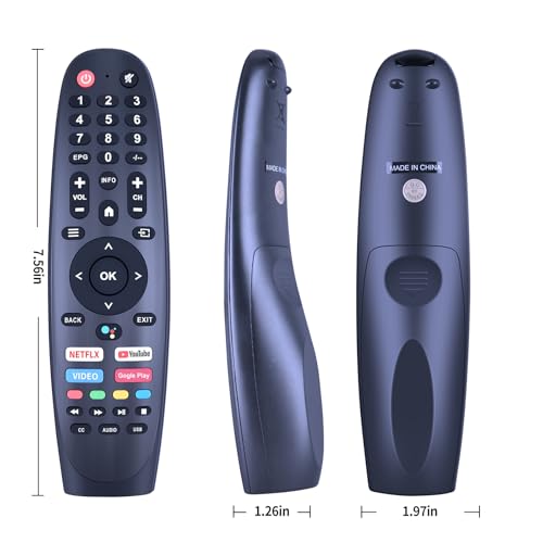 Télécommande EC40V2FA compatible TV Android Blaupunkt et Arrow en panne