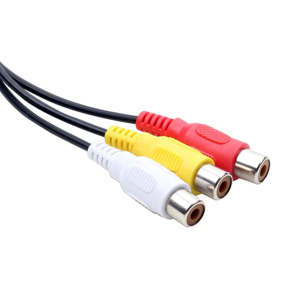 High USB 3RCA Composite Cables Double Shielding Design Enhanceds Signals Claritys for Home Theater Systems image 4