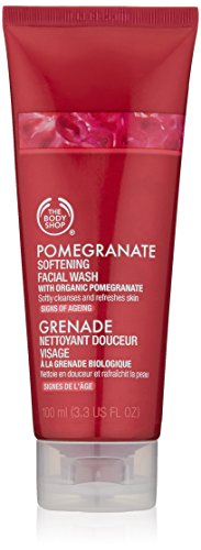 The Body Shop Pomegranate Softening Facial Wash, Paraben-Free Face Wash, 3.3 Fl. Oz.