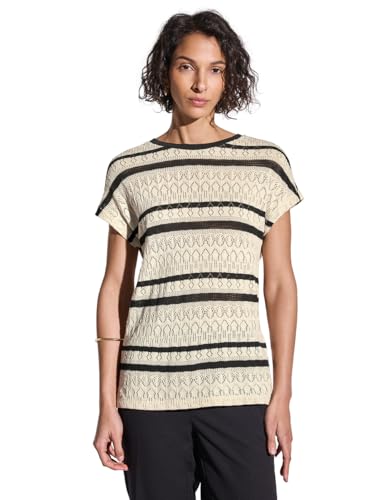T-shirt ajouré Street One A323158 idéal pour un look d'été léger
