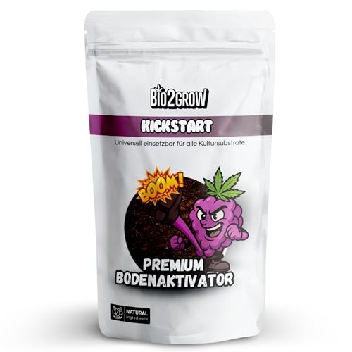 Bio2Grow Kickstart 1,5 kg – Bringt ausgelaugte Erde wieder zum Leben – Organischer Dünger & Bodenaktivator mit Bakterien – Für Erde & Kokos – Indoor & Outdoor
