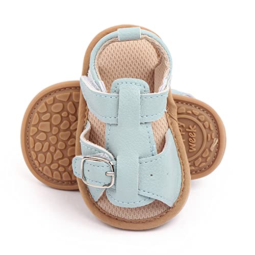 Infant Boys Girls Open Toe Solid Shoes First Walkers Shoes Summer Toddler Flat Sandals Toddler Girl Flip Flops3
