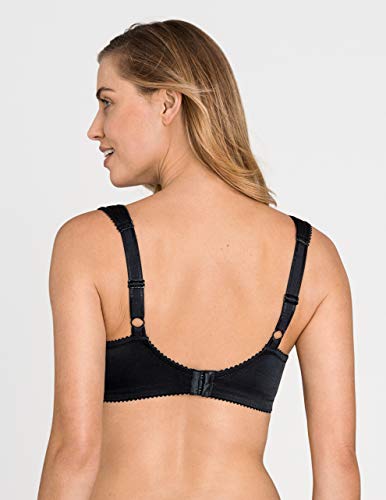 Miss Mary Of Sweden Happy Days Women's Underwired Full Coverage Everyday Bra Black #TOP2