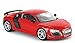 Price comparison product image CMJ RC Cars Audi R8 GT Remote Control Car 1:14 Scale Officially Licensed Working LED Lights 2.4Ghz (Red Audi 1:14)