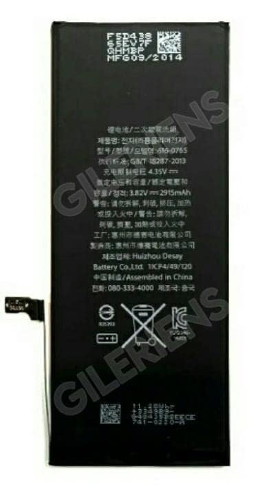 Image of Original Battery for iPhone 6 Plus A1522 A1524 A159 (2915mAh) Battery with 6 Month Warranty** (CAR75)