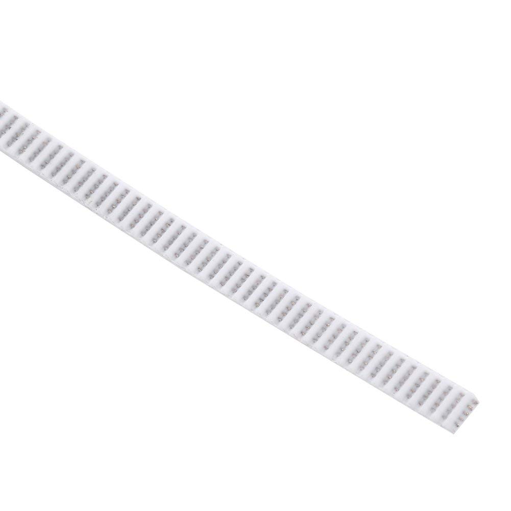 10m 6mm Szerokość Paska Rozrządu Gt2 6mm Stalowy Rdzeń Pasek Rozrządu do Drukarki 3d Biały 2gt6 Otwarty Koniec Materiał Pu ze Stalowym Rdzeniem Akcesoria do Drukarki 3d