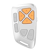 Drahtlose Fernbedienung Bluetooth-kompatible Kamera und Video Clicker Seite Turner Media Button Fernbedienung für Smartphone (weiß)