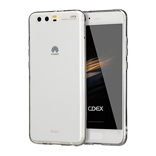 doupi PerfectFit Custodia per Huawei P10, TPU Protezione Cover AllClear, Trasparente