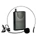 Ibiza - PORTUHF-HEAD2 - Headset mit Taschensender UHF 865 MHz - Batteriebetrieben - Drahtlos - Große Reichweite - Mikro-Kopfbügel