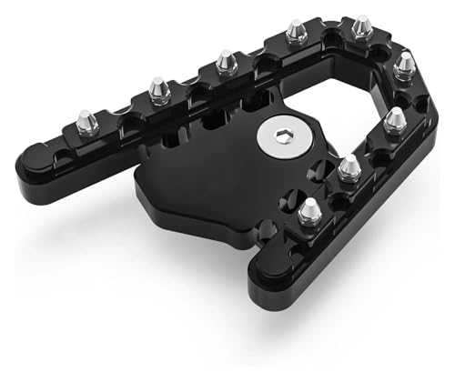 Repose pieds avant moto pour les roadtrips en BMW R1250GS avec élargisseur de pédale de frein