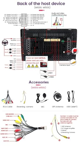 Autoradio Android 12 tactile 9" pour Outlander 2005-2011 avec Carplay et GPS