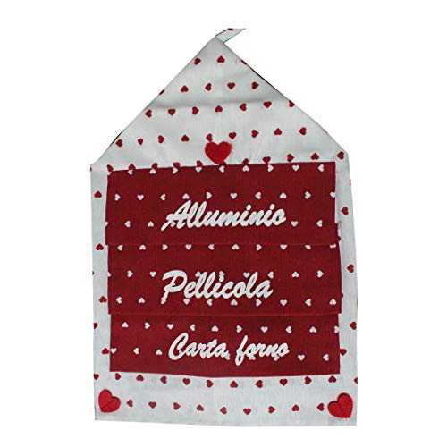 Russo Tessuti Porta Rotolo Cucina Varie Fantasie e Colori Alluminio Pellicola Carta Forno-Variante 3