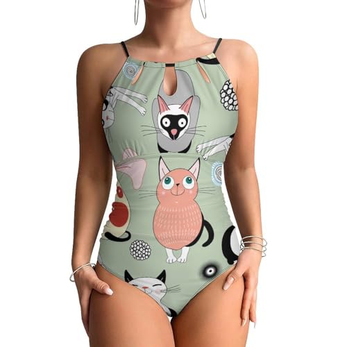 Maillots de bain une pièce femme imprimé original pour la plage