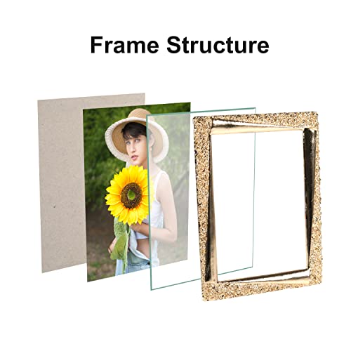 Kamiaha 5X7 Gold Picture Frame With High Definition Glass,2 Pack Modern Metal Photo Frame Display For Wall Or Tabletop Display, Great Gift For Christmas Or Wedding #TOP5