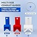 Conduit Wire Pulling Tool - Pull Buddy, for Rack-A-Tiers Electrical Tools, Electrical Box Cable Pulling Tool, Multi-Pack Wire Pulling Guides Prevent Wire Damage During Pulls - 6 Piece Set