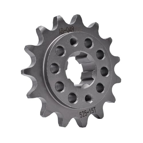 Chaîne 525 de haute précision et pignon 15 dents pour moto XBR