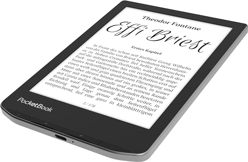 Miniatura 2 de Pocketbook Lector De Libros Electrónicos Verso Versión Alemana Memoria De 8 Gb Extensible Pantalla E-Ink Carta 15,2 Cm 6 Gris Niebla