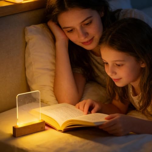 Luces LED regulables inteligentes recargables y planas para estudiar de noche en casa 4
