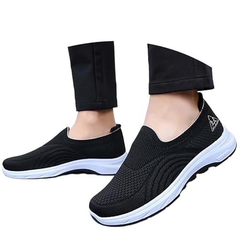 Baskets en maille respirante confortables avec semelle souple pour chaussures de course décontractées