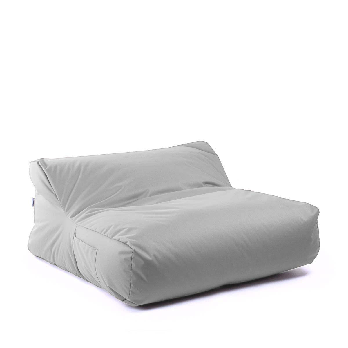 Avalon Pouf poltrona doppia XL Gaia Dim: 125x120 cm in tessuto poliestere - sfoderabile - imbottita - per interno ed esterno Colore Grigio