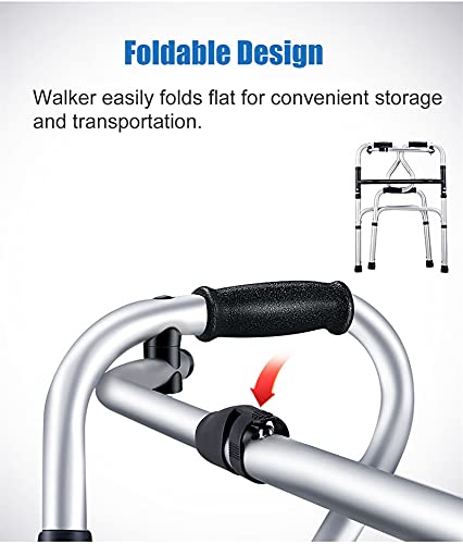 Marcheur pliable avec siège pour rester autonome à la maison et lors de vos sorties - 3