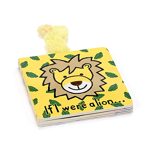 Image of Jellycat Baby Touch and Feel Board Books, If I were a Lion