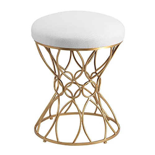 Taburete redondo de maquillaje moderno para decoración del hogar y baño 2