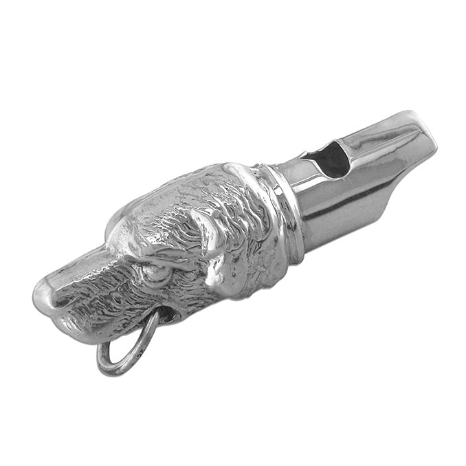 Solid Sterling Silver Gun Dog Whistle