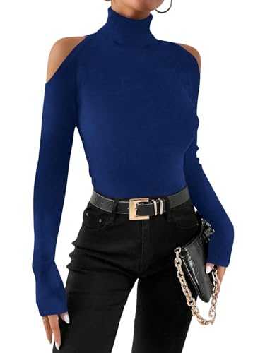 TOGA トーガ Cold Shoulder Jersey Top ネイビー TOGA - TOGA トーガ Cold Shoulder Jersey Top ネイビーの通販 by can