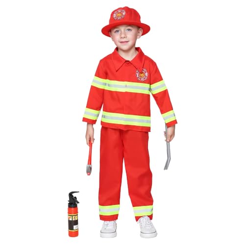 Disfraz de Bombero Infantil para Niños y Niñas miniatura 4