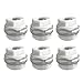 Pack of 6 Steel Radiator Bleed Valves 1/2inch Vent Valves Easy Install Radiator Air Vent Valves Radiator Bleed Valves