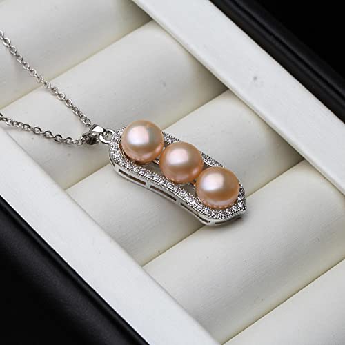 Collier pendentif perles noires cadeau idéal dame et jeune fille pour anniversaire