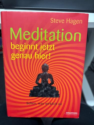 Preisvergleich Produktbild Meditation beginnt jetzt genau hier!: Sehen, was wirklich ist
