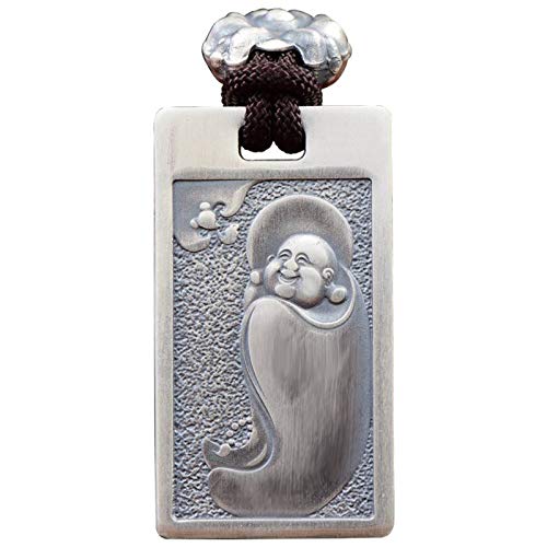 Safety Certification Guanyin Maitreya Buddha Pendant Necklace Male S999 Sterling Silver Buddha Neckl