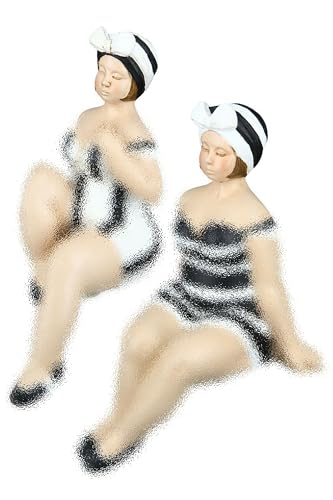 Tolles Themen Figuren Set, 2 Maritime nostalgische Strandnixen im...