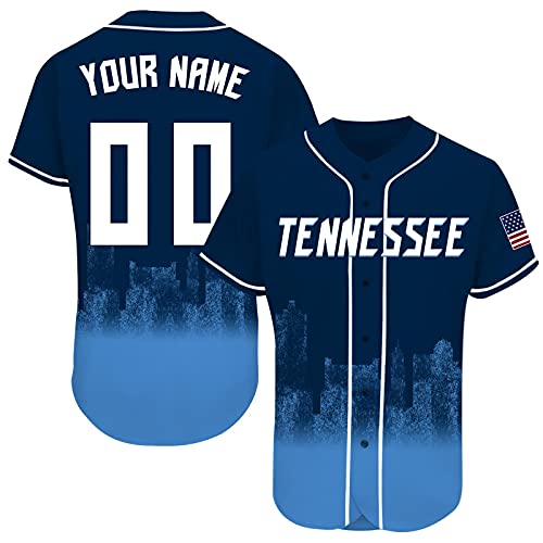 Football Custom City Jersey Personalize Printed Any Name Number Baseball Jersey Fans Gifts for Men Women Youth Royal-Blue