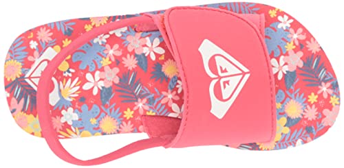 Image of Roxy Girl's TW Finn Sling Back Flip Flop Sandal Sandal, NAVY DREAM, 7 M M US Toddler