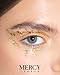 Cat Eye Crystal Eye Jewels in Gold by Mercy London Beauty Costume Accessories Face Gems Jewels All in One Stick On Sticker