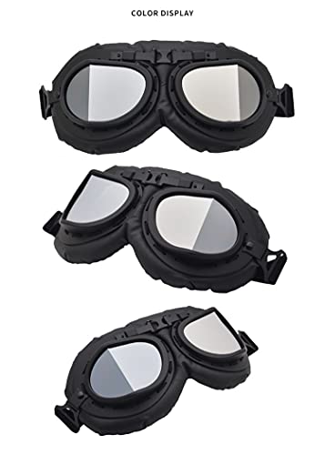 Image of Peicees Vintage Helmet Goggles Motorcycle Goggles Bike Motorcross Pilot Goggle