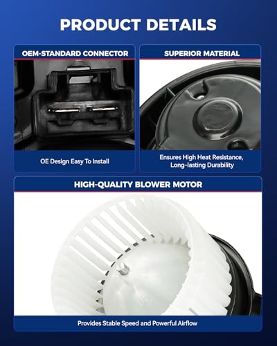 Image of KAX AC Blower Motor Fit for Honda CR-V 2017 2018 2019 2020 2021 2022 2023 2024 2025- HVAC Heater Blower Motor Replaces# 75114,79310TLAA51