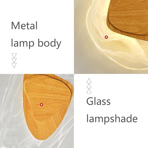 Lámpara de pared de vidrio de creatividad nórdica para iluminación de pasillo 5