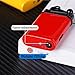 2-Pack Butane Windproof Lighter with Visible Butane Window, Adjustable Flame, Suitable for Camping Kitchen(Black)