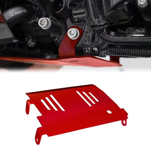 Image of 2024-2025 Red Skid Plate for Harley Touring Road Glide, CVO Road Glide, Street Glide, CVO Street Glide, Special FLHXSE Lower Engine Chassis Protection Guard