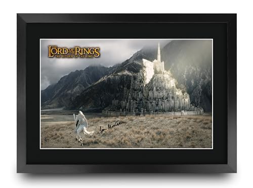HWC Trading The Lord of the Rings - The Return of the King Scene 1 Gifts Printed Signed Autograph Picture for Movie Memorabilia Fans - A3 Framed