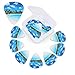 White Beach print Guitar Picks 12 Pack Personalized Guitar Picks with Storage Box Guitar Accessories for Ukulele Electric Acoustic Guitars Bass
