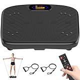 Vibration Plate Exercise Machine, Vibrating Plate Platform for Lymphatic Drainage with 200...
