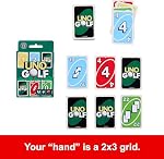 Mattel Games UNO Golf Card Game for Kid, Adult & Family Nights, Parties & Travel, 112-Card Deck, 2 to 8 Players Ages 7+ Years