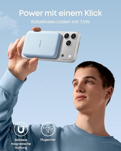 Anker 621 magnetische ultraschlanke Powerbank (MagGo), 5000mAh – Ansicht 2