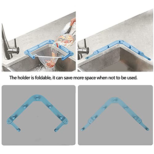 Kitchen Sink Triangle Tri-Holder Filter, Kitchen Sink Strainer, Sink Drain Strainer - Image 3